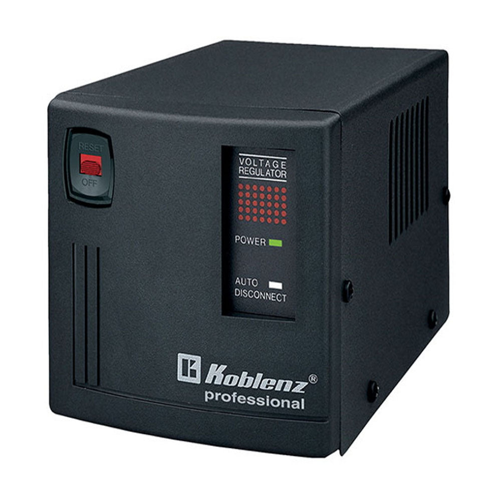 REGULADOR KOBLENZ ER-2550 2500VA / 2000W 6CONT LUZ LED ENCENDIDO / APAGADO DE USO RUDO. 7 AÑOS DE GARANTÍA 00-1560-2