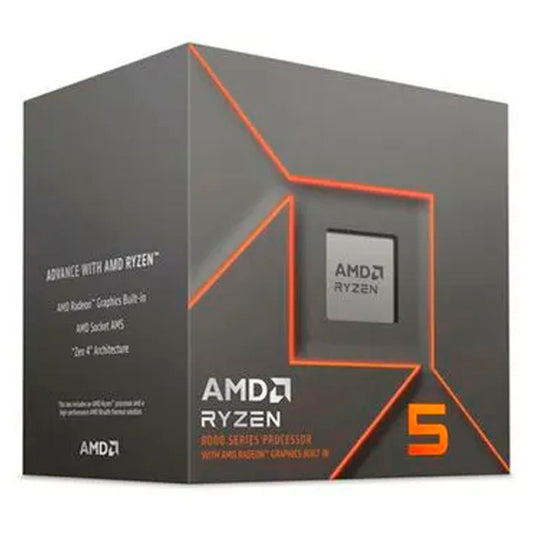 PROCESADOR AMD RYZEN 5 8600G AM5 6CORE 4.3GHZ 65W C/GRAFICOS C/VENT STEALTH 100-100001237BOX