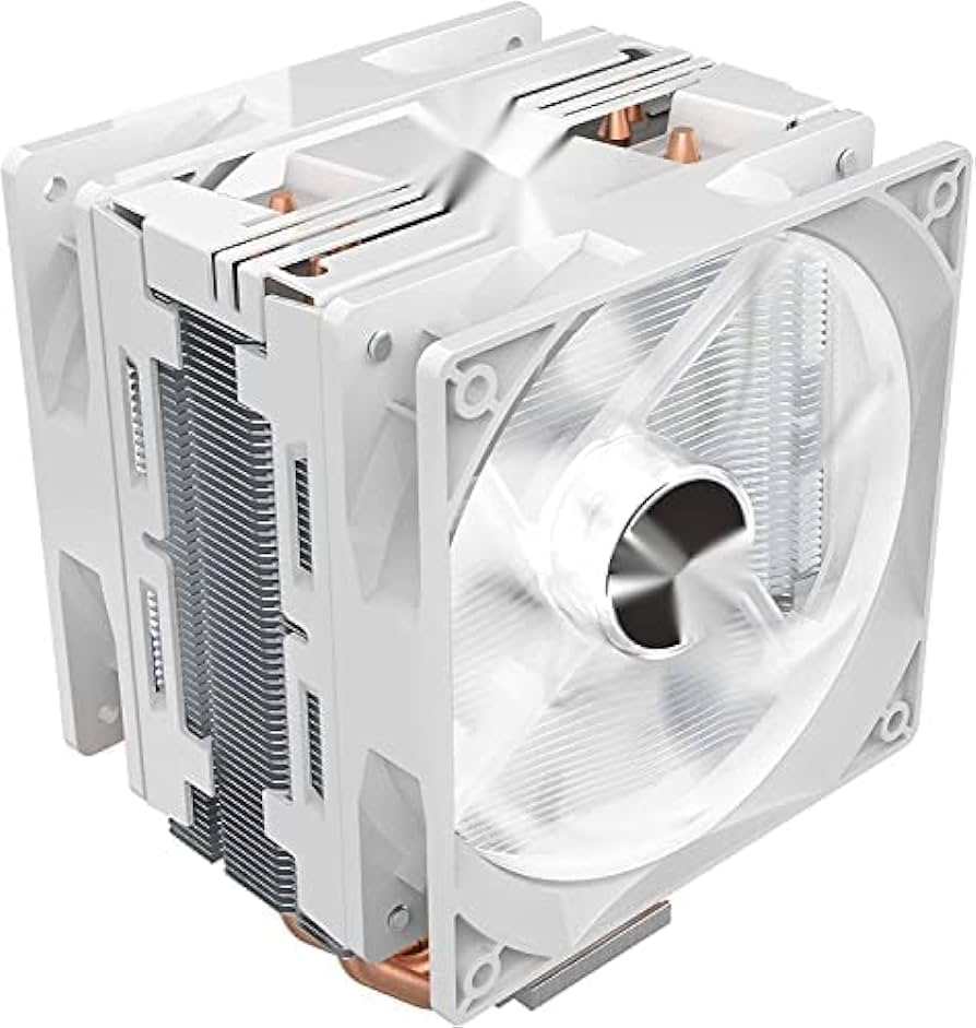 DISIPADOR COOLER MASTER HYPER WHITE LED TURBO 1700 1200 AM5 AM4 RR-212TW-16PW-R1