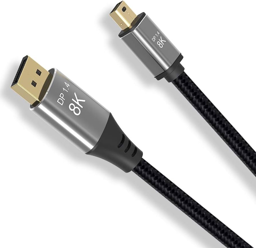 CABLE CABLEDECONN DISPLAYPORT-MINIDISPLAYPORT MACHO-MACHO 2MTS 8K v1.4 B0140QF5LS