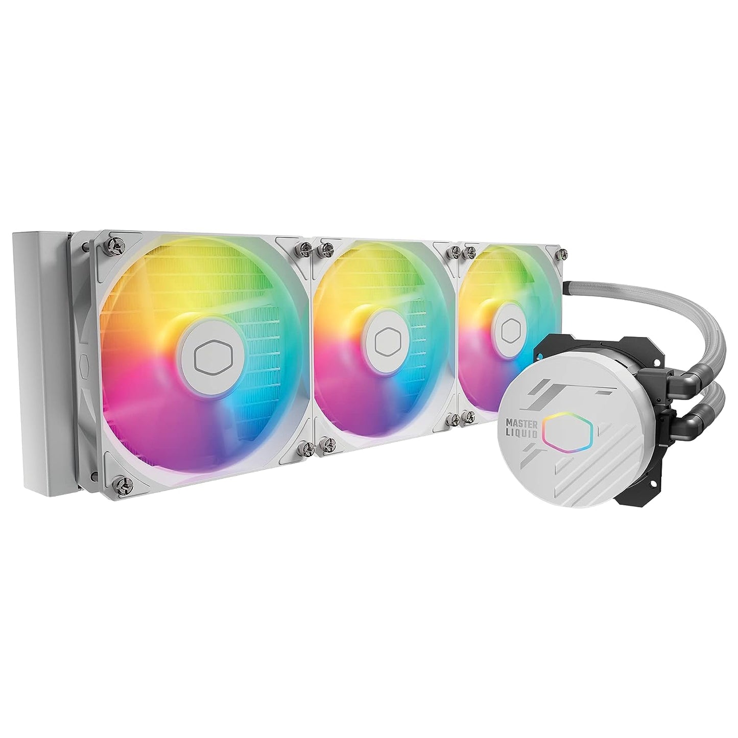 ENFRIAMIENTO LIQUIDO COOLER MASTER MASTERLIQUID 360L V2 ARGB BLANCO 3*VENT 120MM MLW-D36M-A18PZ-RW