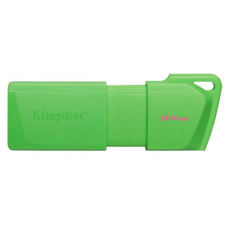 UNIDAD DE ALMACENAMIENTO USB KINGSTON 64GB VERDE NEON 3.2 GEN1 KC-U2L64-7LG