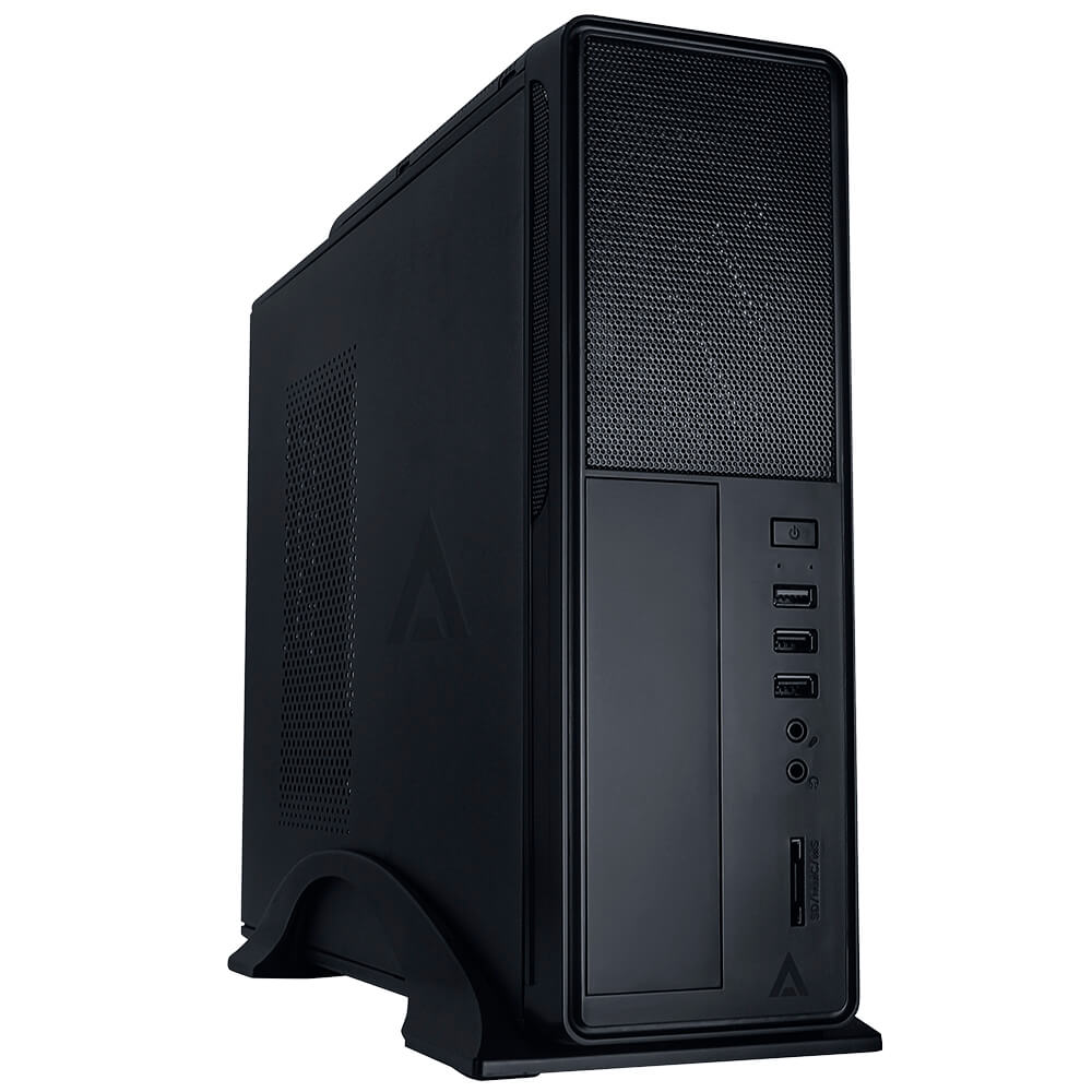 GABINETE ACTECK BROOK NEGRO MINITORRE SLIM MATX MITX CON FUENTE SFX 500W AC-922760