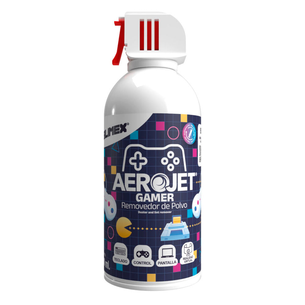 AIRE COMPRIMIDO SILIMEX AEROJET GAMER 360 REMOVEDOR DE POLVO 300ML