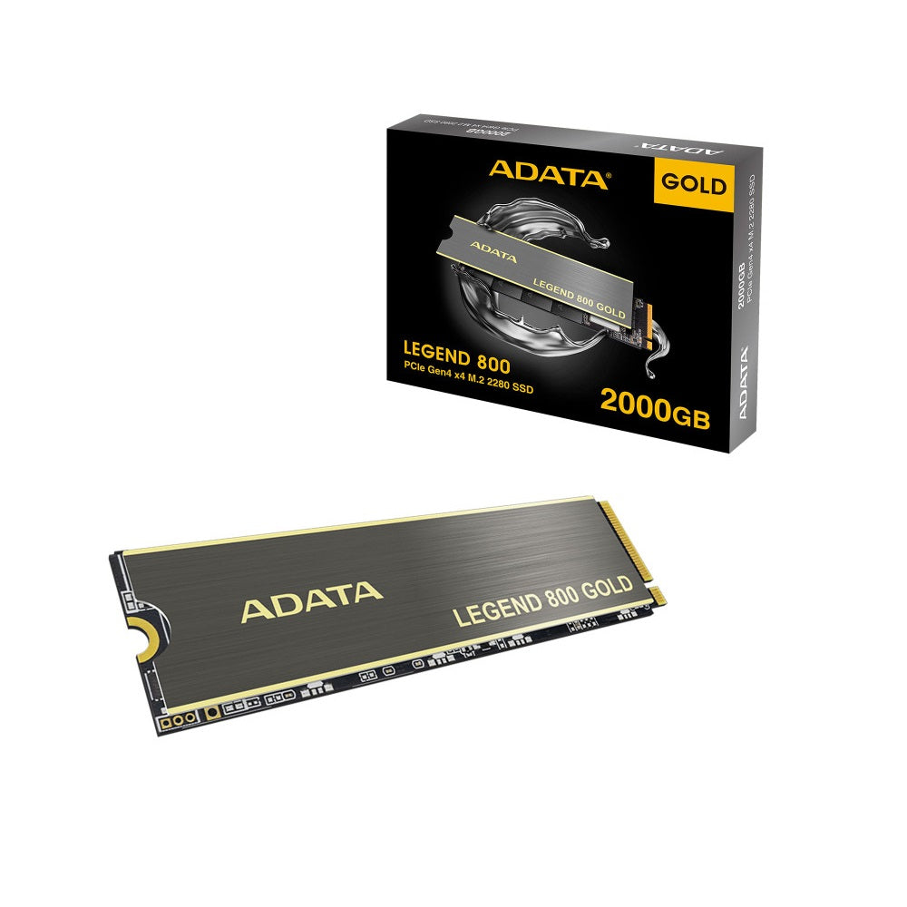 SSD INTERNO ADATA LEGEND 800 1000GB M.2 2280 PCIE GEN4X4 3.500 Y 2.800 MBs ALEG 800 1000GCS