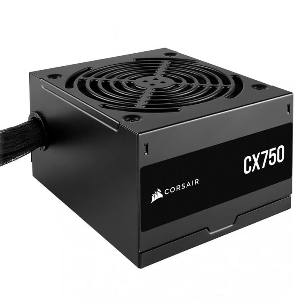 FUENTE DE PODER CORSAIR (CP-9020279-NA) CX750,750W,80 PLUS BRONZE,3 SATA,2 PCIE,VENT 120MM,NEGRO