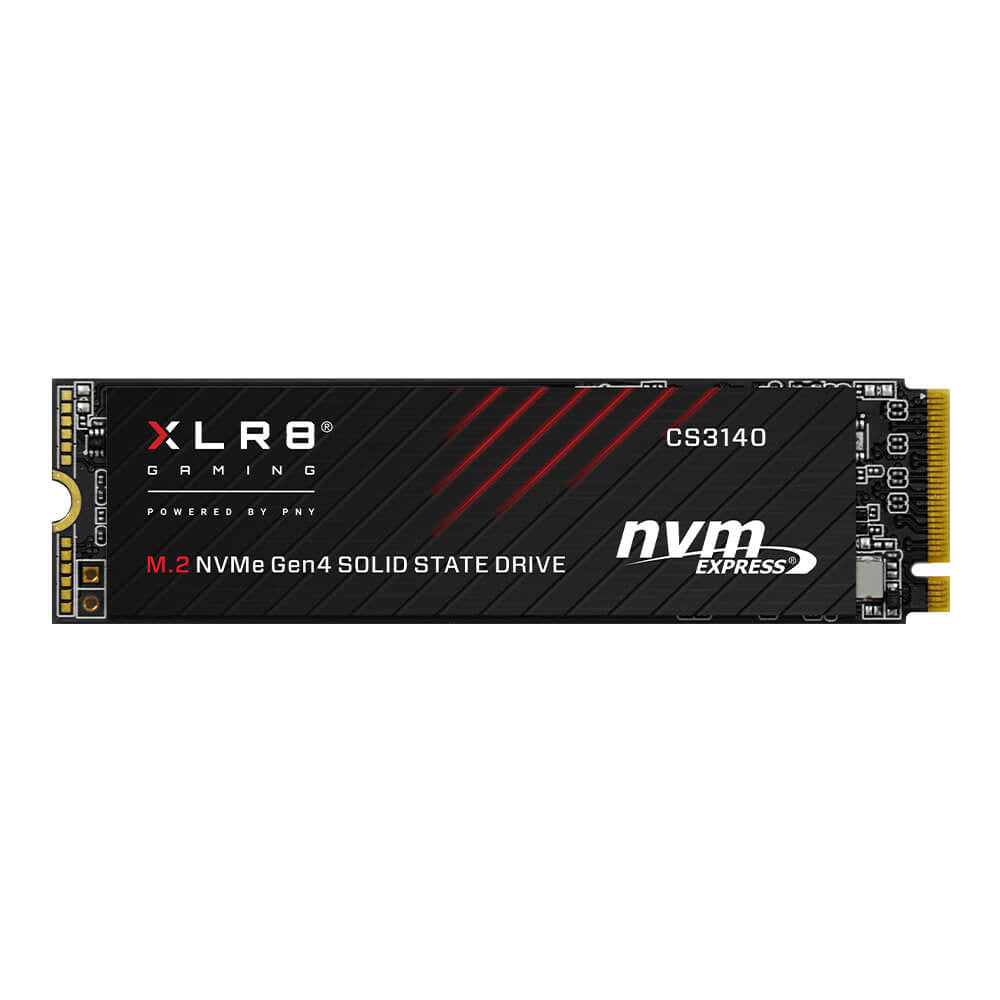 UNIDAD ESTADO SOLIDO PNY 1TB XLR8 CS3140 M.2 2280 NVME PCIE GEN4X4 7500/5650 MBPS C/DISIPADOR M280CS3140-1TB-CL