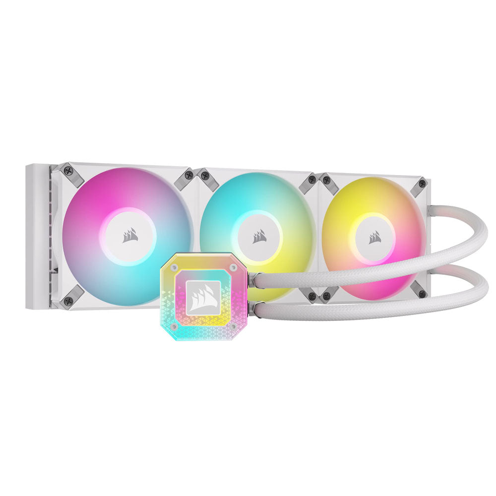 ENFRIAMIENTO LIQUIDO CORSAIR HYDRO ICUE H150I ELITE CAPELLIX XT BLANCO 360MM 3VENT CW-9060073-WW