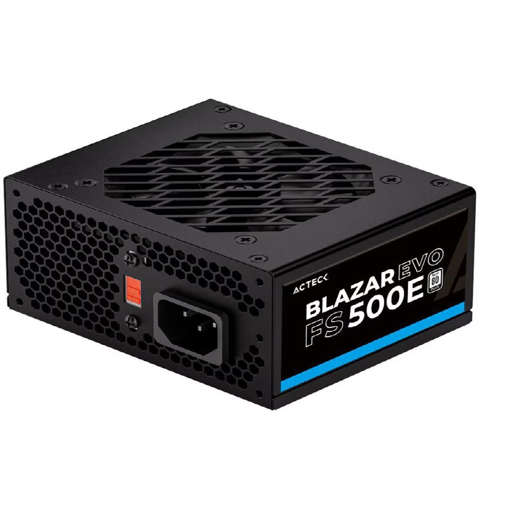 FUENTE DE PODER ACTECK SFX BLAZAR EVO FS500E 500W NO MODULAR COLOR NEGRO ES 05002E