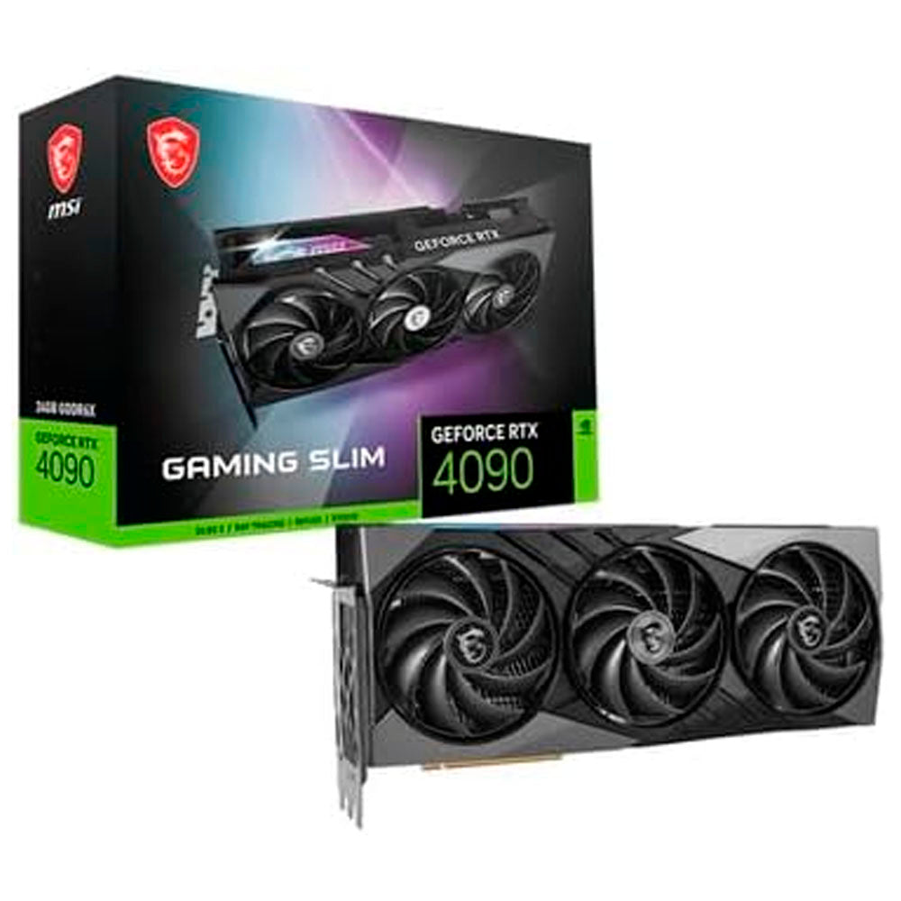 TARJETA DE VIDEO MSI GEFORCE RTX 4090 GAMING SLIM 24GB GDDR6X PCIEX164 HDMI 3xDP