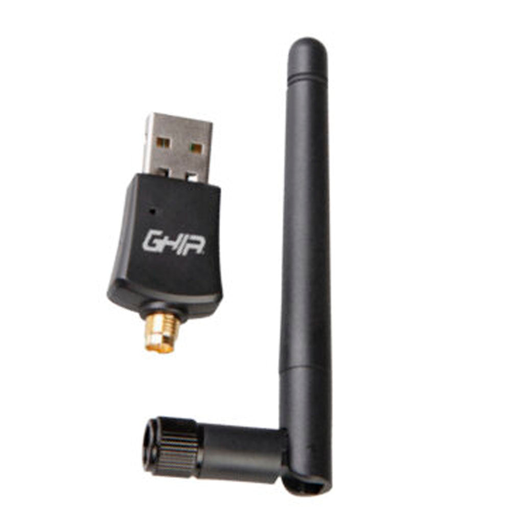 TARJETA DE RED GHIA INALAMBRICA USB 2.0 300 MBPS C/ANTENA GNW-U4