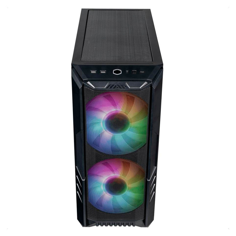 GABINETE COOLER MASTER MASTERBOX H500 MALLA VIDRIO TEMP USB/C ARGB ATX NEGRO H500-KGNN-S00