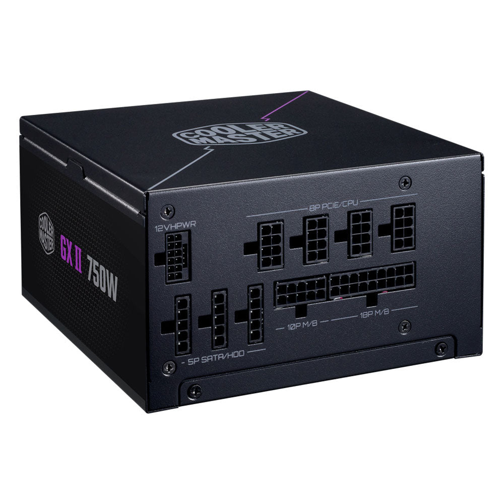 FUENTE DE PODER COOLER MASTER (MPX-7503-AFAG-2BUS)GXII GOLD 750,PCIE5,80 GOLD,MODULAR,PFC ACT,ATX3.0