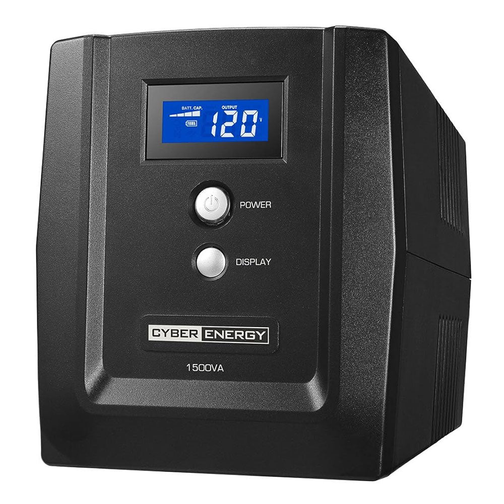 NOBREAK CYBERPOWER 1500VA / 900W INTERACTIVO TORRE 8 CONT - 4 RESPALDO Y 4 SUPRESION, 2 AÑOS DE GARANTA EN EQUIPO, 1 AÑO EN BATERAS OM1500ATLCDA