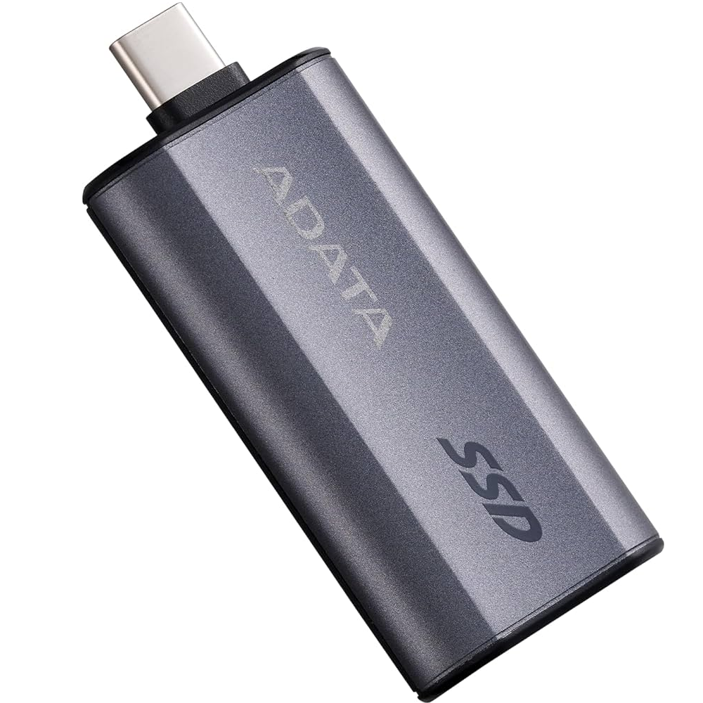 SSD EXTERNO ADATA SC750 1000GB USB 3.2 NEGRO TITANIO SC750 1000G CCBK
