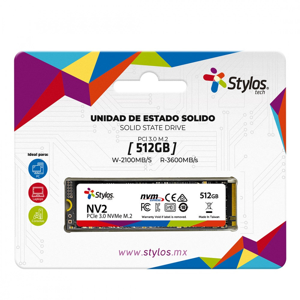 SSD STYLOS M2 512GB STMSSDM21B