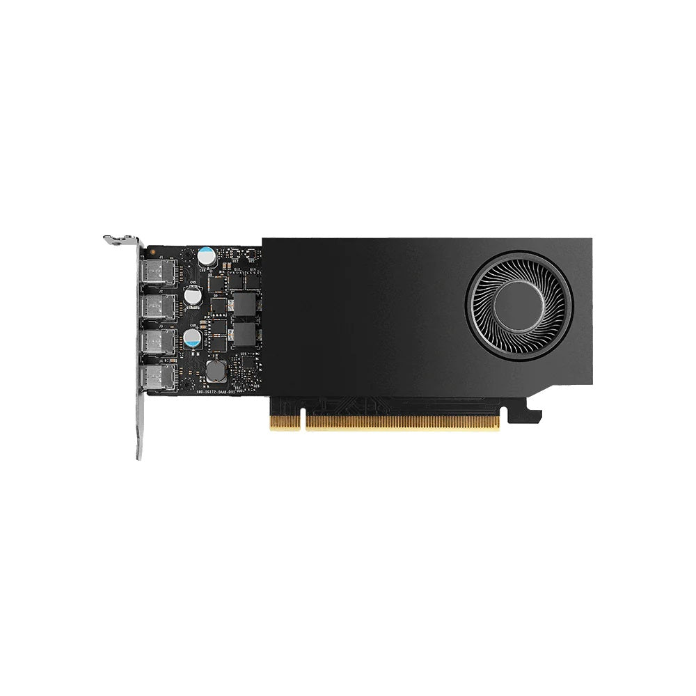 TARJETA DE VIDEO PNY NVIDIA QUADRO RTX A1000/8GB/GDDR6/PCIE 3.0 16X/4X MDP/BAJO PERFIL/GAMA MEDIA/DISE¥O