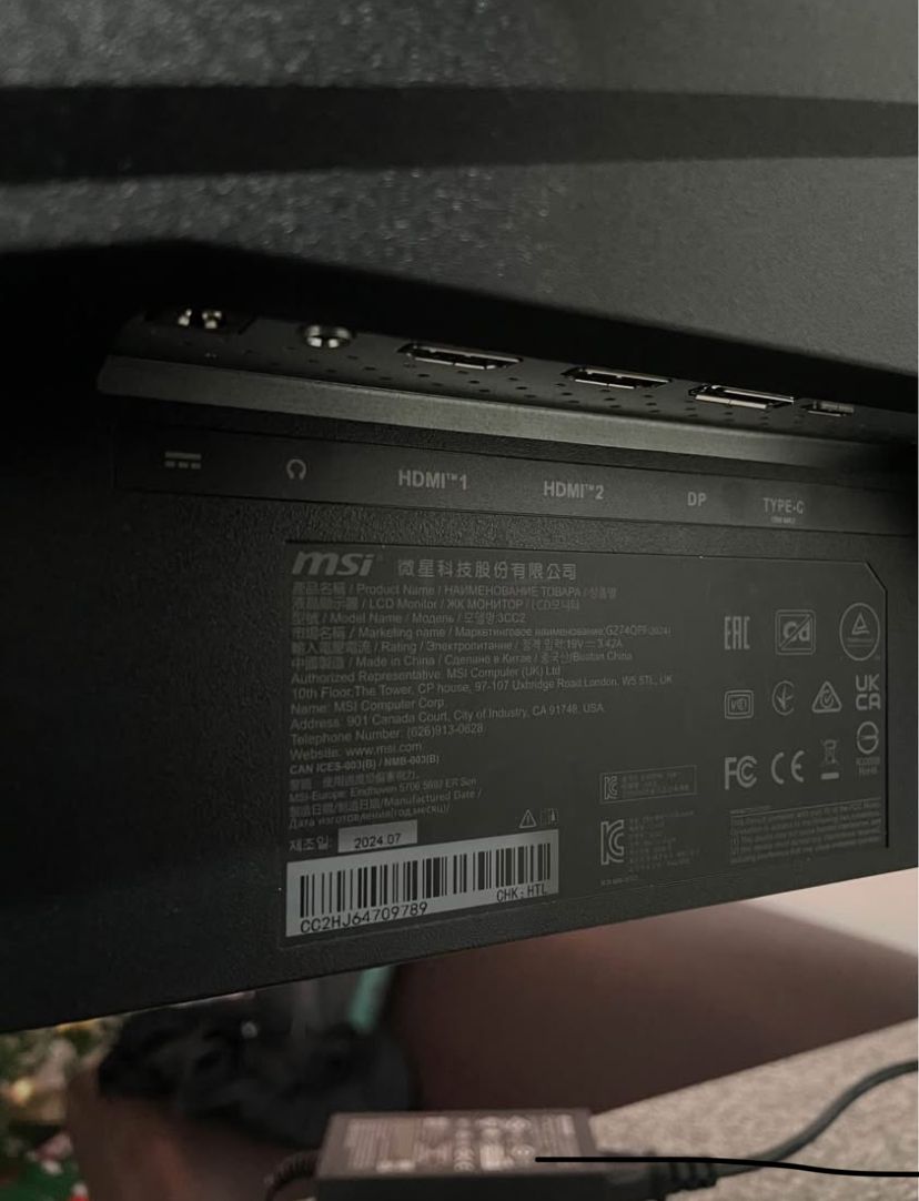 Monitor Outlet MSI G274QPF-QD 27" 1440p 180Hz IPS