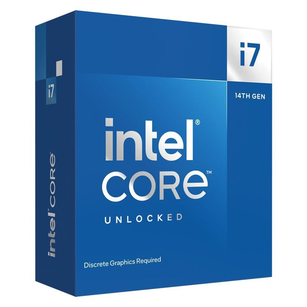 PROCESADOR INTEL CORE I7 14700KFS 1700 6CORES 3.4GHZ 125W SIN DISIPADOR SIN VIDEO BX8071514700KF