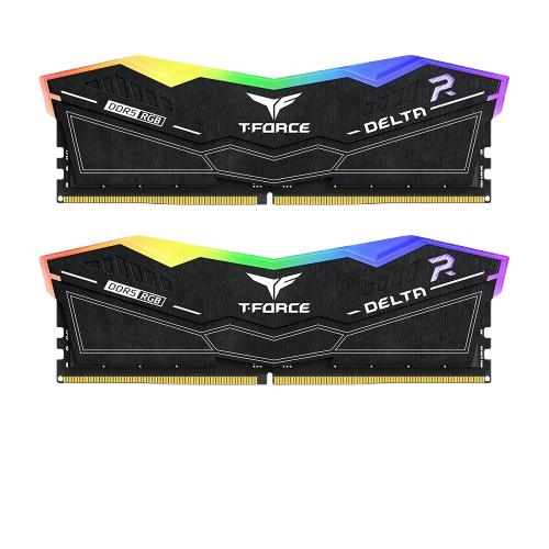 MEMORIA RAM TEAMGROUP T-FORCE DELTA 32GB DDR5 (2X16GB) 6000MHZ NEGRO RGB FF3D532G6000HC38ADC01