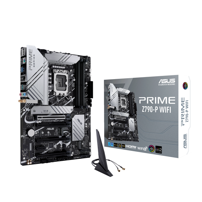 TARJETA MADRE ASUS PRIME Z790-P WIFI 1700 4xDDR5 PCIE5.0 WIFI6 ATX