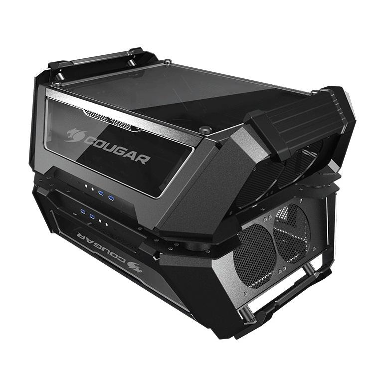 GABINETE COUGAR GEMINI X DUAL TOWER BLACK ATX 105LMT0001-00