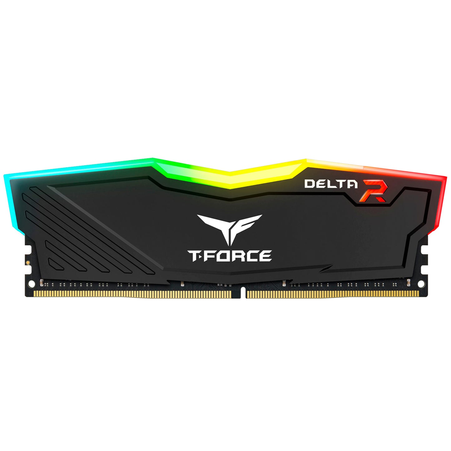 MEMORIA RAM TEAMGROUP T FORCE DELTA 16GB RGB DDR4 3200MHZ NEGRA TF3D416G3200HC16C01
