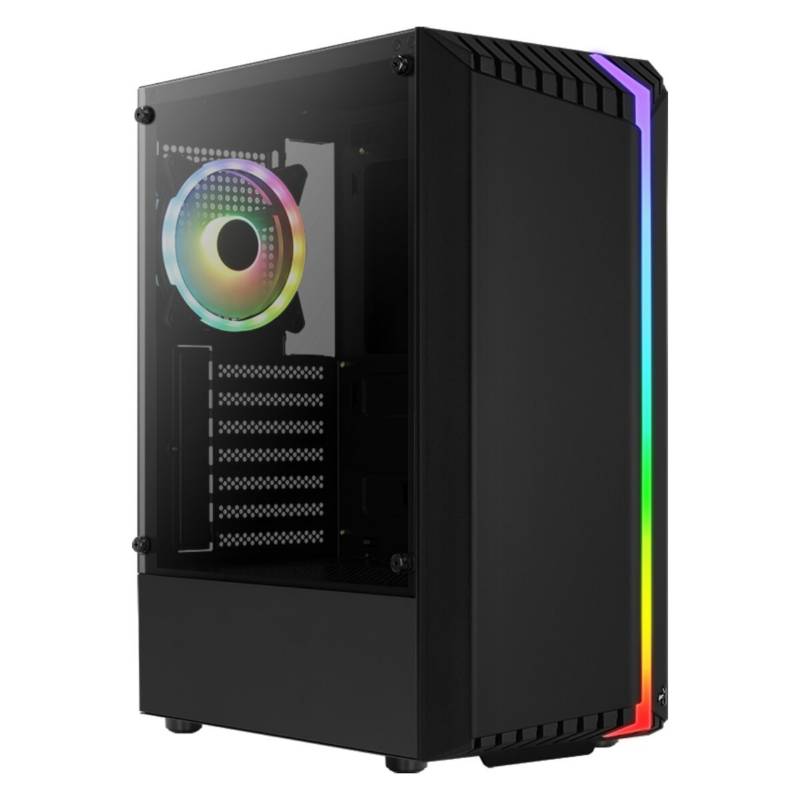 GABINETE AEROCOOL BIONIC G BK V2 BLACK RGB ATX 4710562758672