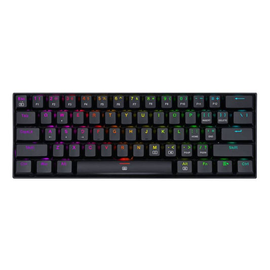 TECLADO MECANICO REDRAGON DRAGONBORN SWITCH ROJO RGB 60% K630RGB