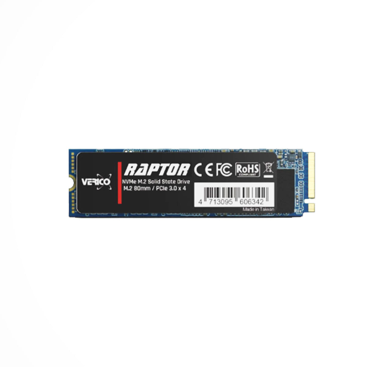 UNIDAD M.2 SSD VERICO (1SSOR-SSM2K3-NN) RAPTOR 256GB, SATA, 2280, 3DNAND