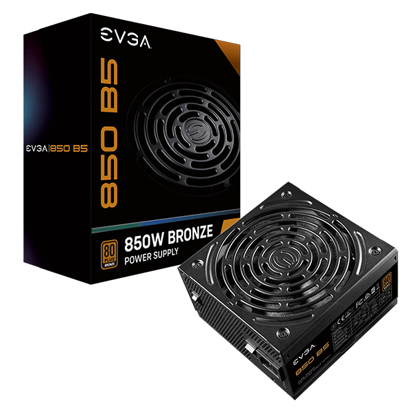 FUENTE DE PODER EVGA 850 B5 850W 80 PLUS MODULAR BRONCE 220-B5-0850-V1