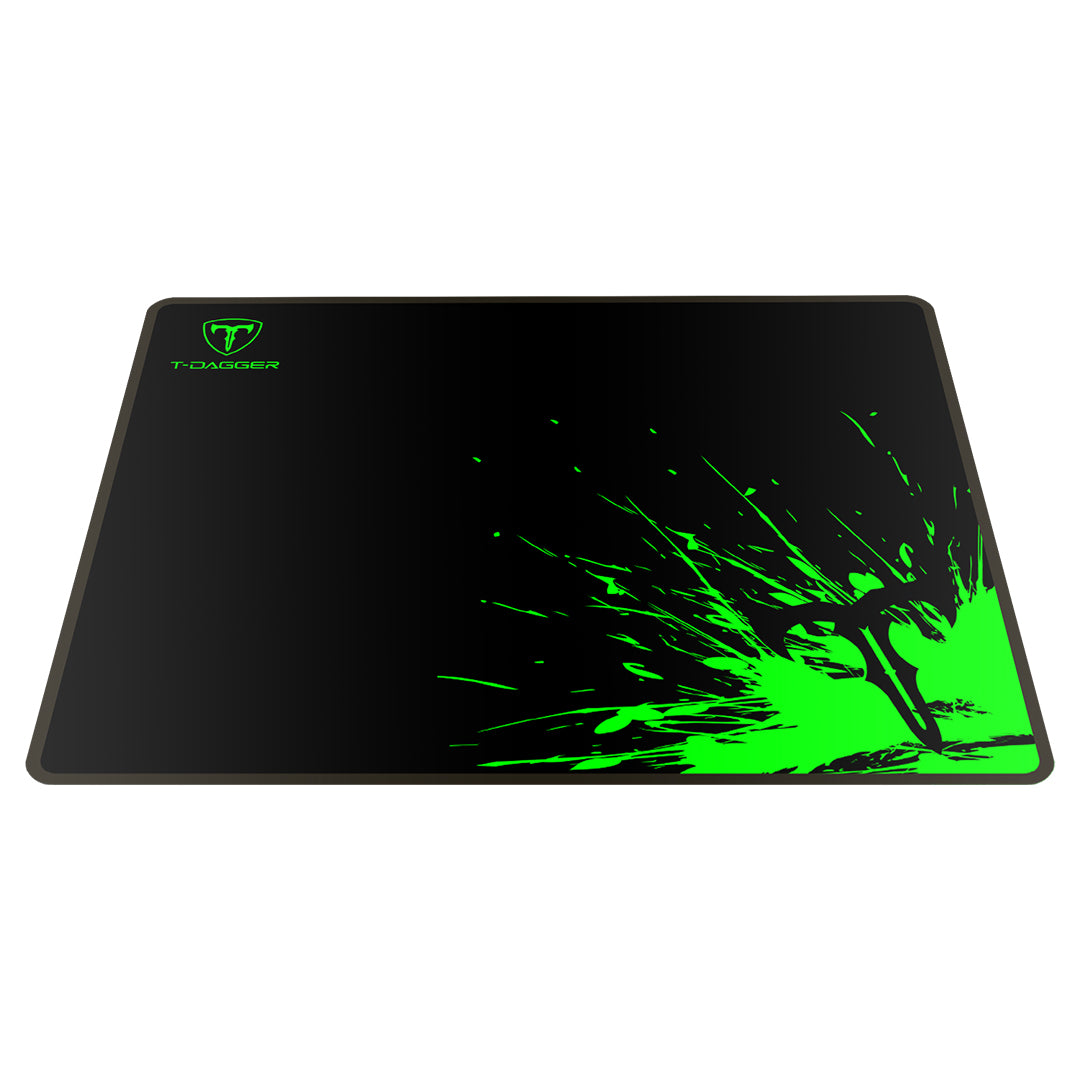 ALFOMBRILLA T-DAGGER LAVA S NEGRO-VERDE 29X24 CMS T-TMP100