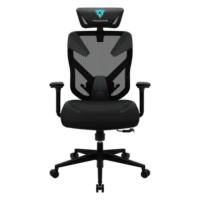 SILLA THUNDER X3 ERGONOMICA YAMA 3 BLACK/CYAN 4718009159181