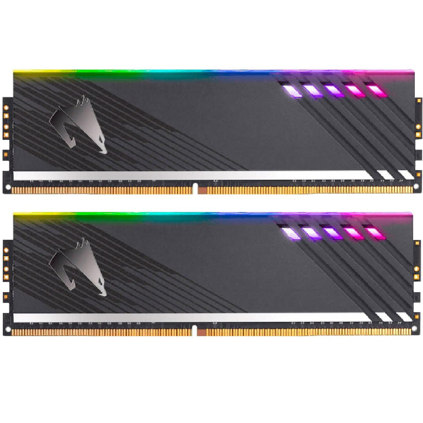 MEMORIA RAM DDR4 16GB 3200MHz AORUS RGB 2x8GB NEGRO GP-ARS16G32