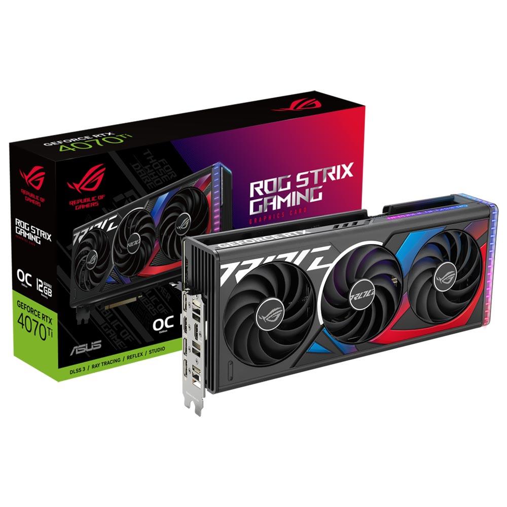 TARJETA DE VIDEO ASUS (ROG-STRIX-RTX4070TI-12G-GAMING) 192BIT,PCI