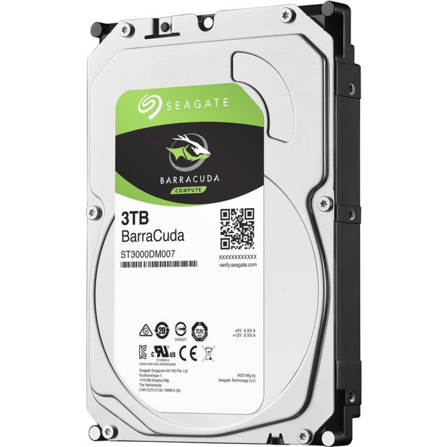DISCO DURO INTERNO SEAGATE BARRACUDA 3TB SATA3 3.5 5400RPM 256MB ST3000DM007