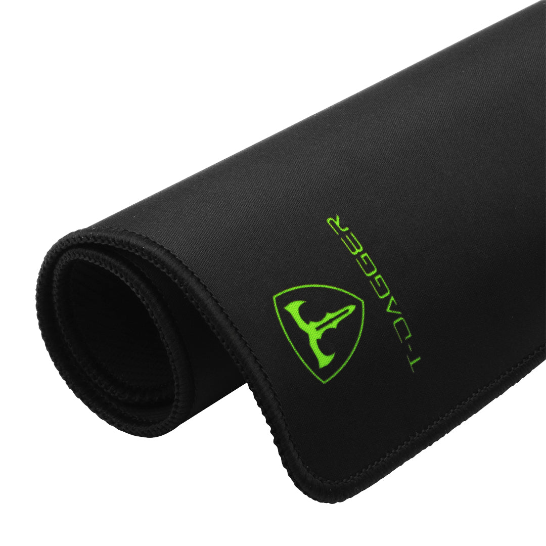 ALFOMBRILLA T-DAGGER LAVA S NEGRO-VERDE 29X24 CMS T-TMP100