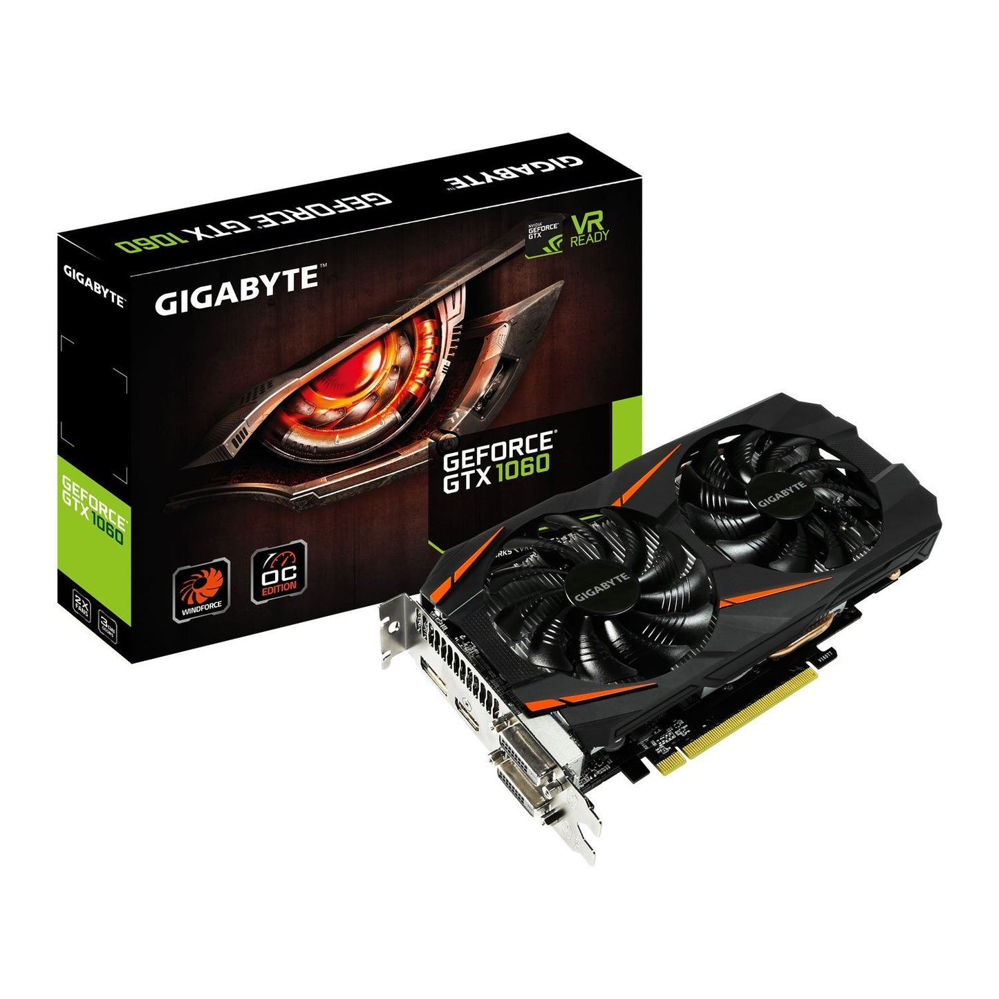 TARJETA DE VIDEO GIGABYTE NVIDIA GEFORCE GTX 1050 Ti OC 4GB 128BITS GDDR5 GV-N105TOC-4GD