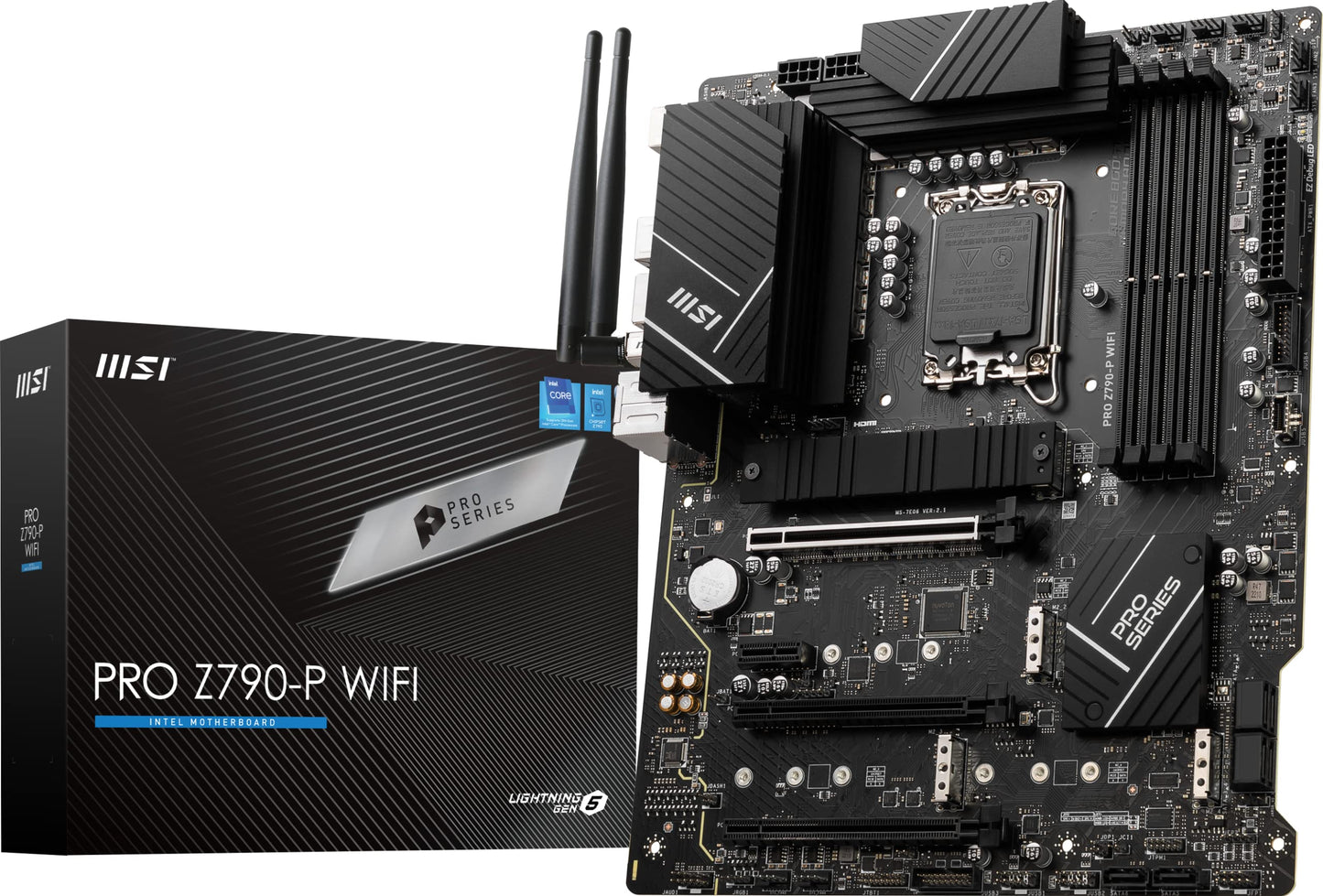 TARJETA MADRE MSI PRO Z790-P WIFI 1700 4xDDR5 HDMI DP 4xM.2 ATX