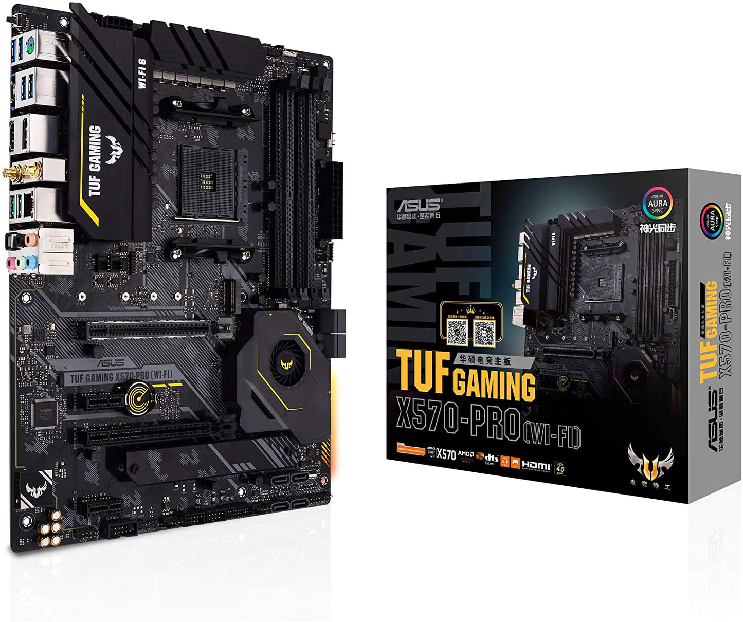 TARJETA MADRE ASUS TUF GAMING X570-PRO (WI-FI) AM4 ATX