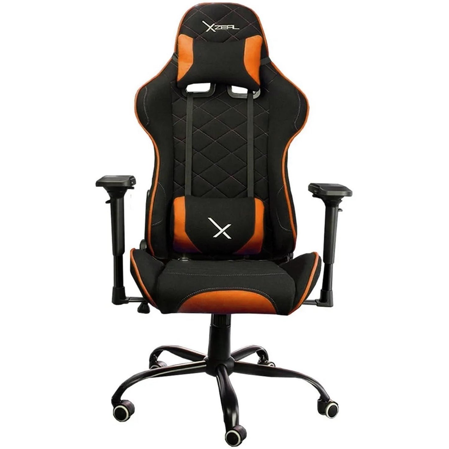 SILLA GAMER XZEAL XZ25 NARANJA ERGONOMICA 4D XZSXZ25O