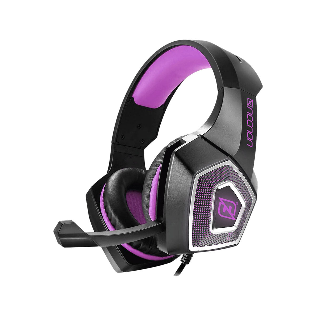 AURICULARES GAMER NECNON (NBHG-DRAGON-FS)VIBRACION,RGB,CONECTOR 3.5,ADAPTADOR 3.5,FIUSHA