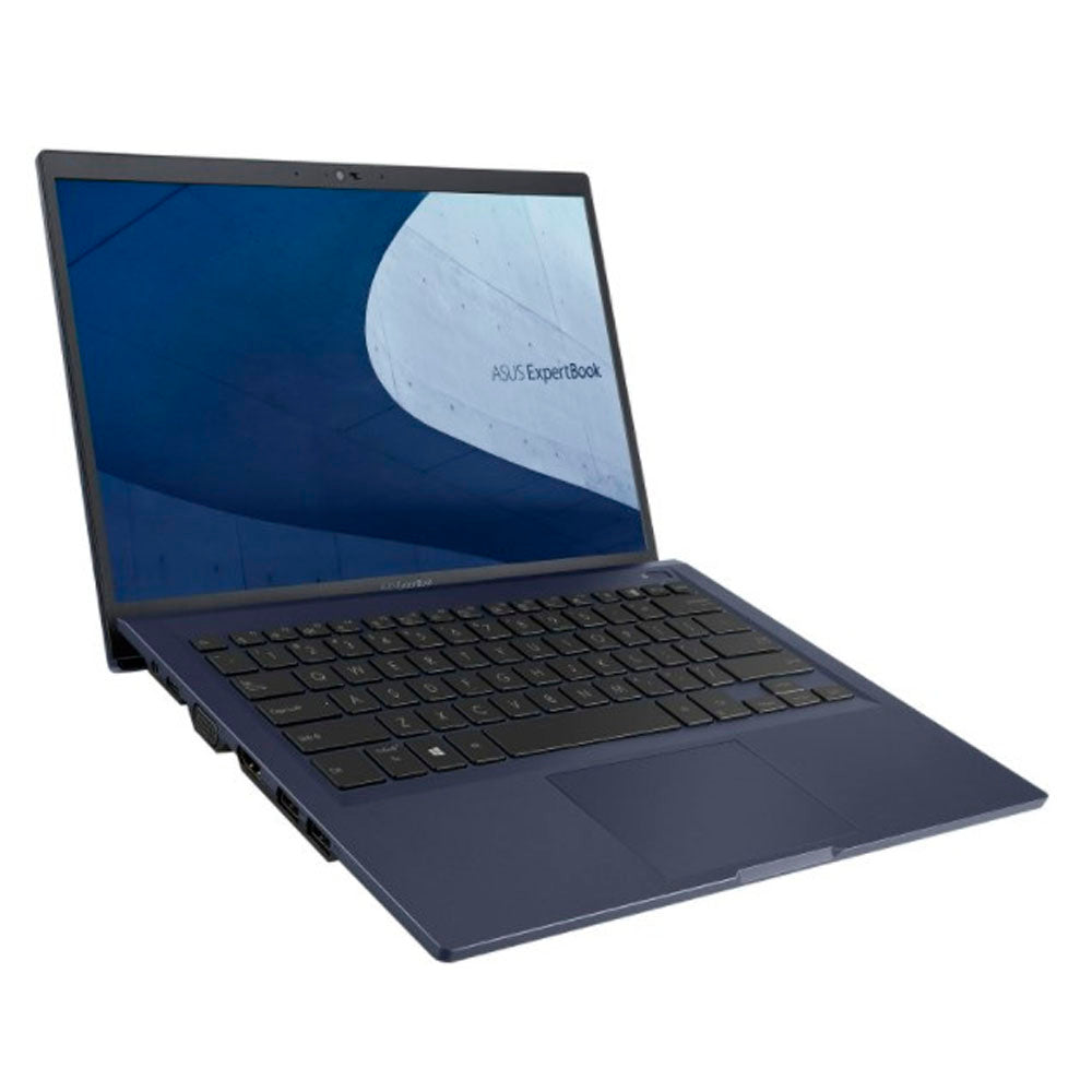 LAPTOP ASUS EXPERTBOOK B1400CEAE/14 PULGADAS FDH/CORE I5 1135G7/8GB/512GB M.2 SSD/RJ45/WI FI 6/NUMBERPAD/LECTOR DE HUELLA/GRADO MILITAR/NEGRA/WIN 10 PRO/1 A¥O GARANTIA CS/B1400CEAE-I58G512-P2