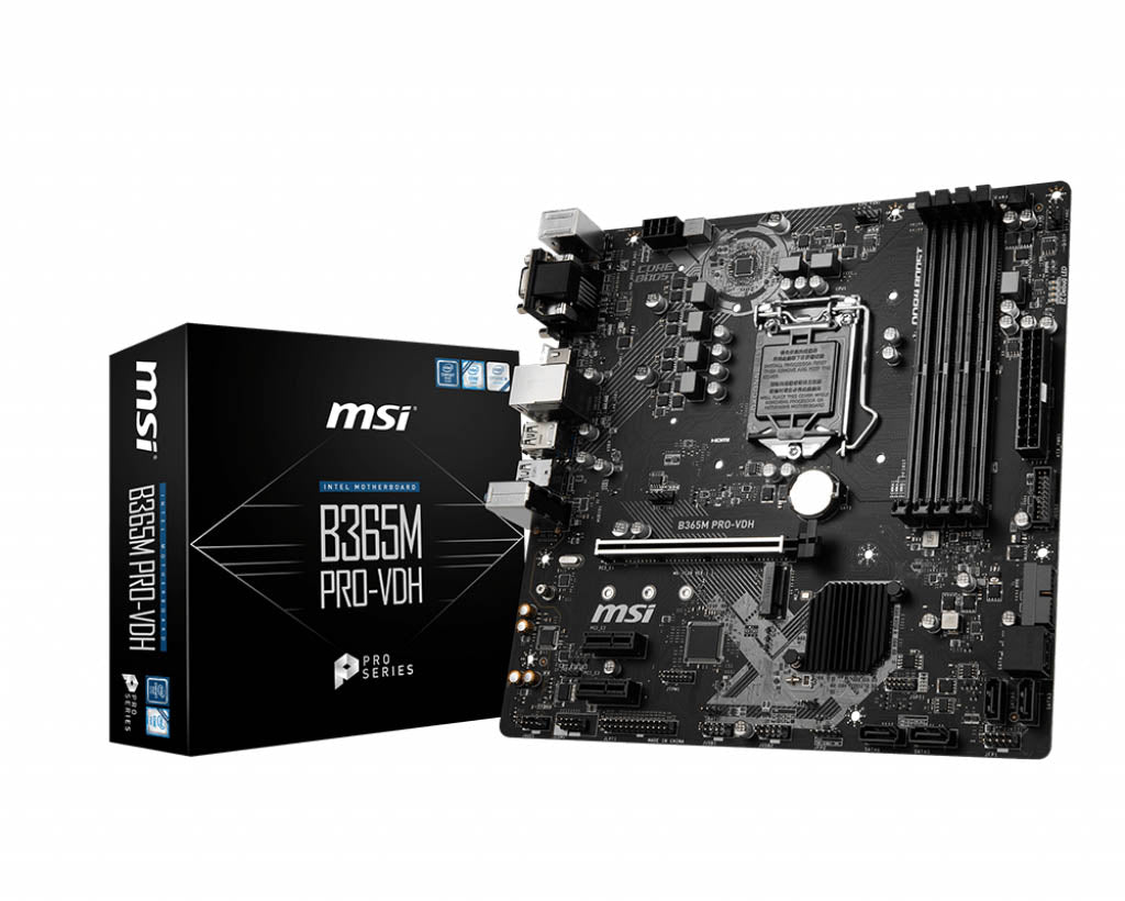 TARJETA MADRE MSI B365M PRO-VDH 1151 4xDDR4 MATX