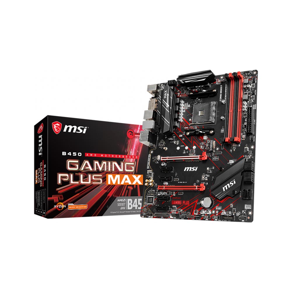 TARJETA MADRE MSI (B450 GAMING PLUS MAX) AM4 4*DDR4 CROSSFIRE ATX