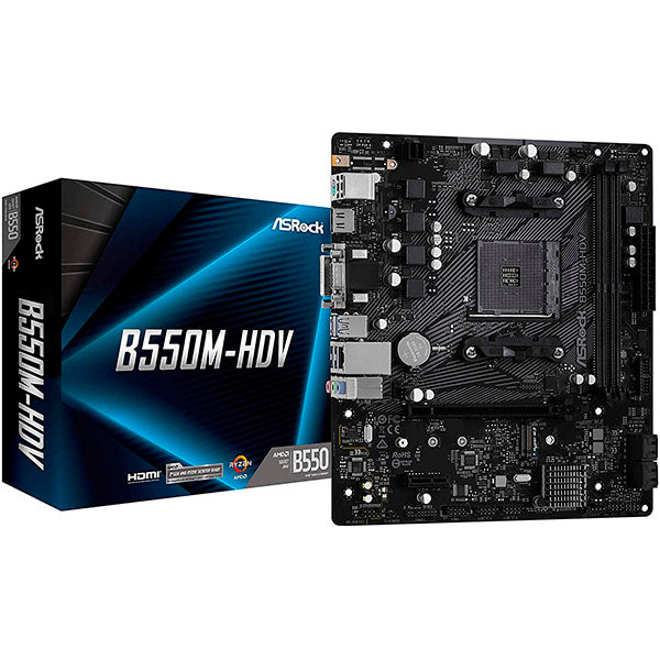 TARJETA MADRE ASROCK B550M-HDV AM4 MATX