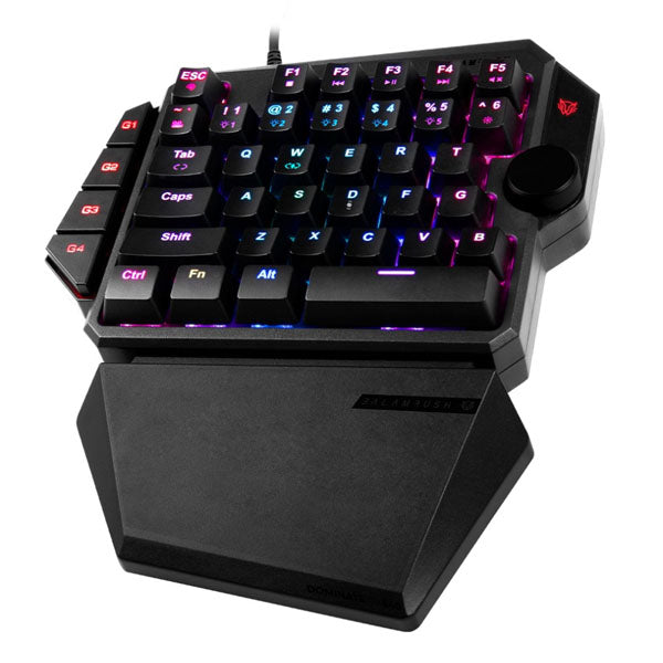 TECLADO MECANICO BALAM RUSH DOMINATE GK540 RGB USB NEGRO REPOSAMUNECAS REMOVIBLE BR-932721