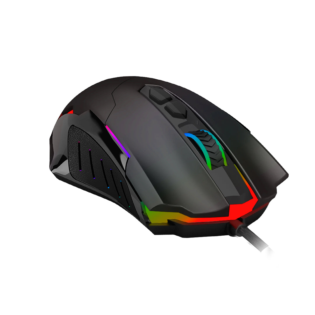 MOUSE T-DAGGER BRIGADIER NEGRO ALAMBRICO RGB 7200 DPI T-TGM206