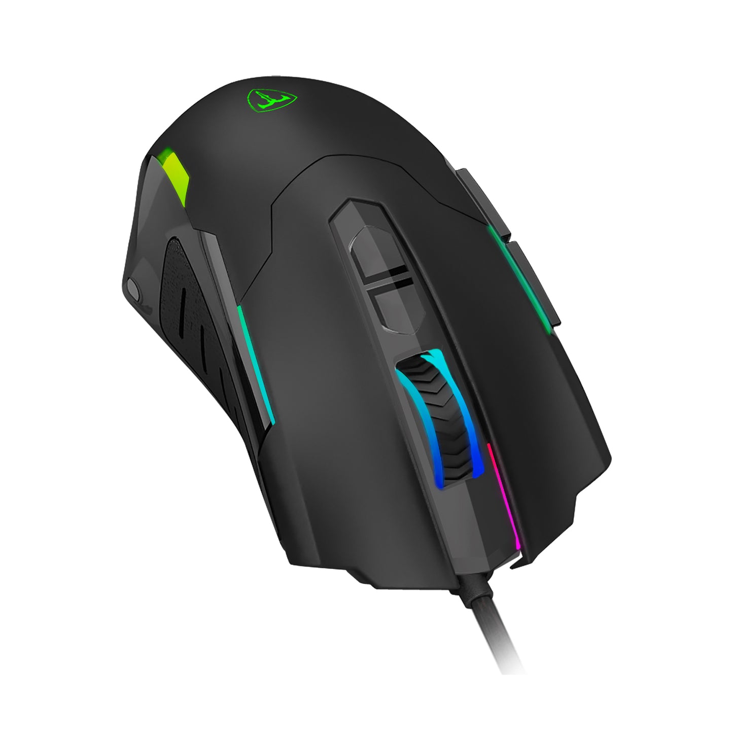 MOUSE T-DAGGER BRIGADIER NEGRO ALAMBRICO RGB 7200 DPI T-TGM206