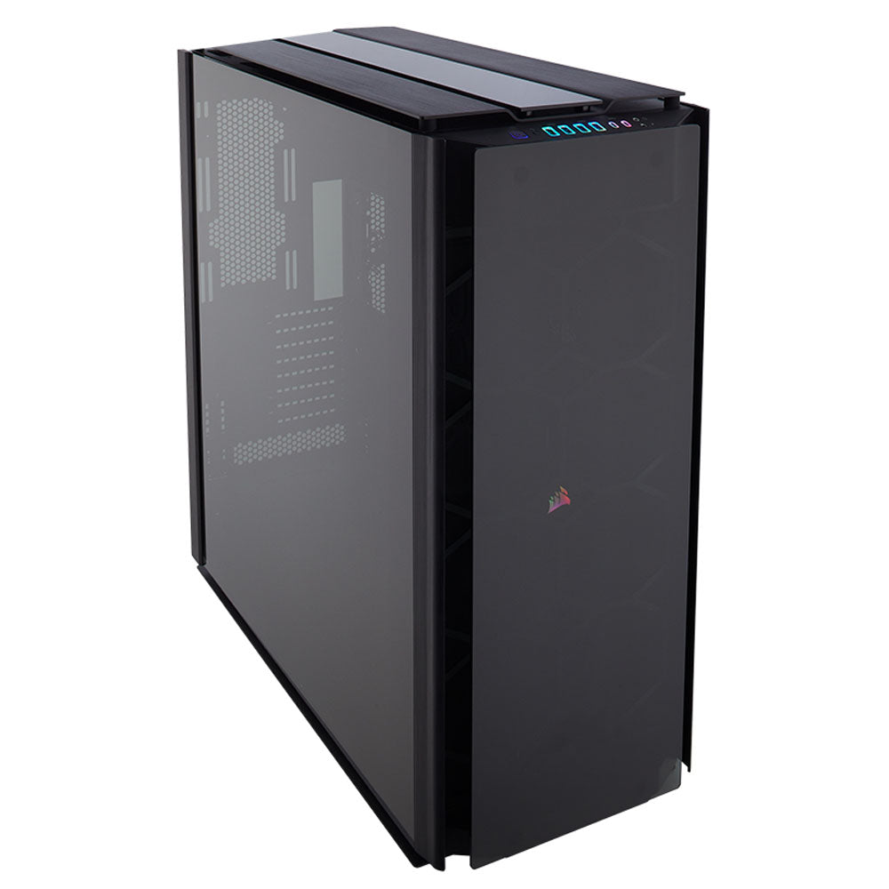 GABINETE CORSAIR (CC-9011148-WW) OBSIDIAN 1000D NEGRO VENT. SUPER TORRE SIN FUENTE